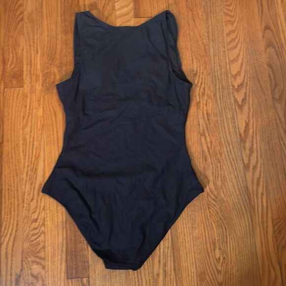 Andie Swim The Malibu One Piece LT Rib Black size XL Tall NWT long torso - Picture 3 of 6